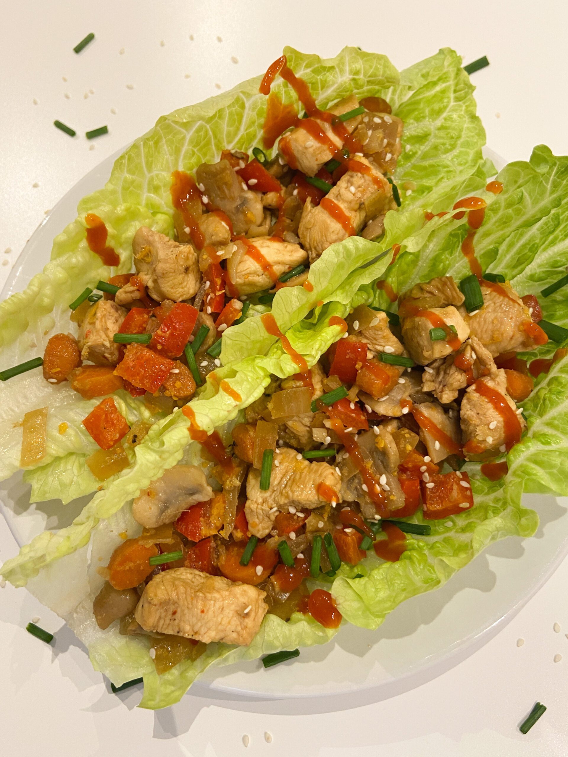 Asian Chicken Lettuce Wraps (Whole30 & Paleo)